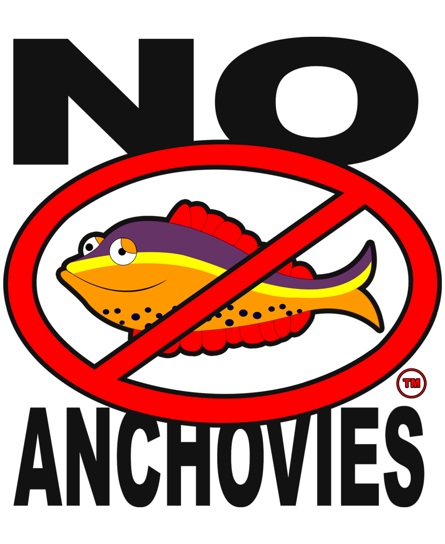 No Anchovies Logo