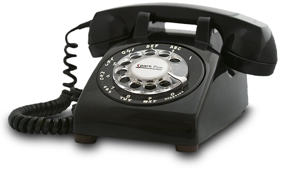 Rotary Phone Contact No Anchovies Pizza Shop